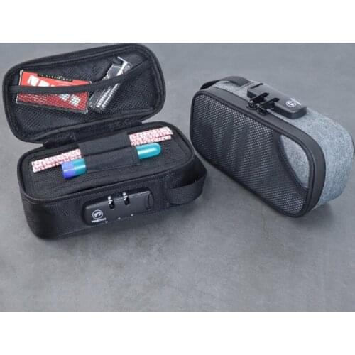 XYHSUTENARKA Smell Proof Bag with Lock, Carbon Lined Odor Proof Case Containers for Travel Stash Storage Charcoal Bag