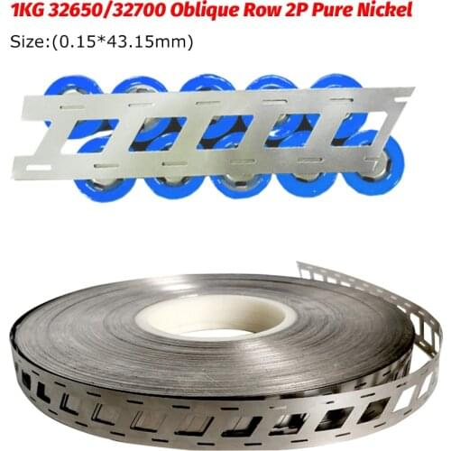 1KG Oblique Row 99.93% Pure Nickel Strip Lithium Battery Nickel Strip Used For Battery Connection Without Bracket Spot Welding