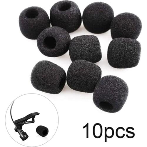 10Pcs Mini Microphone Cover Headset Replacement Foam Microphone Cover Mic Cover Windshield Headset Wind Shield Foam Hot Sales