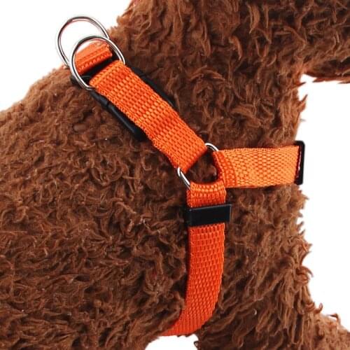 200Pcs/Lot Pet Supplies, Pet Harnesses Monochrome, Polyester Dog Harness Set 1.0cm Sizes