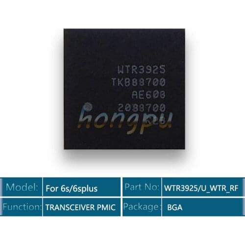 5pcs/lot U_WTR_RF TRANSCEIVER POWER IF ic For iphone 6S/6Splus WTR3925 Chip