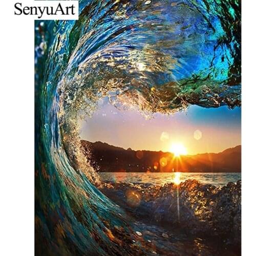 5D Diamond Painting Full Round Scenery Landscape Picture Embroidery Art Mosaic Accessories Cross Stitch Kits Paiting Decorations