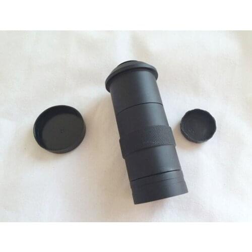 8X-100X Industry Microscope Zoom C-mount Lens 55mm-285mm Ring 40mm FREE Shipping