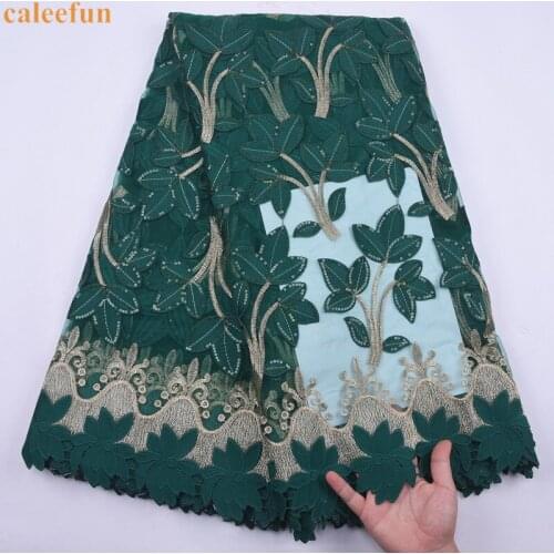African French Tulle Lace Fabric 2021 High Quality Lace With Sequins Nigerian Lace Fabrics For Wedding Dress Sewing Y2182