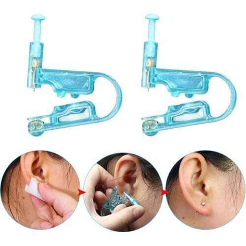 Asepsis Ear Piercing Gun Earlobe Piercer Tool Puncher Disposable Pain Less