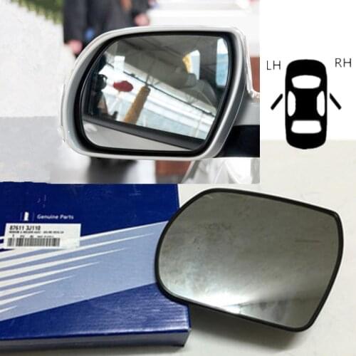 Side Rearview Mirror Glass Lens with Heated For Hyundai Santa Fe Santafe 2009-2013 For Ix55 Veracruz 07-15