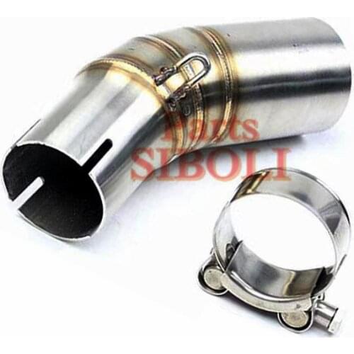 For Kawasaki Ninja 400 Z400 2018 2019 Years Motorcycle Exhaust Middle 51mm Link Pipe Stainless Steel Tube