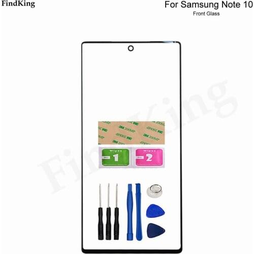 For Samsung Galaxy Note 10 N970 Front Glass LCD Front Touch Screen Outer Glass Lens