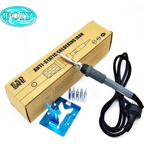 YIHUA-947I 40W 60W Soldering Iron Electric Soldering Gun with 5 Soldering Tips Stand Holder Soldering Iron Wire Welding Tools