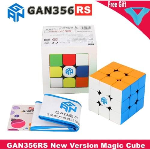 New Version GAN356RS magic cube 3x3x3 speed cube GAN356 RS 3x3 Professional 3x3x3 Gan Cube Educational Toys cubo magico