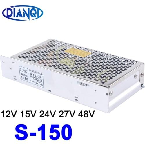 Power suply S-150W 5V 7.5V 9V 12V 13.5V 15V 24V 27V 48V ac dc power supply ac dc converter S-150-12 S-150-27 S-150-48 S-150-9