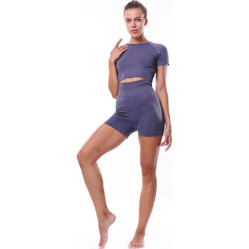 Yoga Sets Women Gym Sports Set Elastic Sports Hight Waist Leggings Sportswear Workout Sets Women