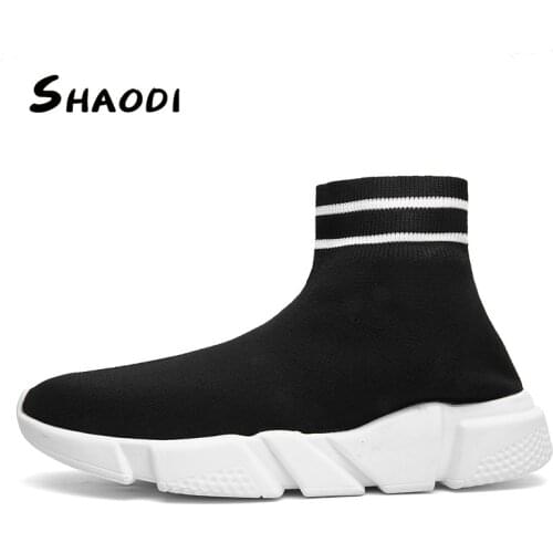 Sock Shoes Couple Unisex Athletic High Top Sneakers Running Walking Training Casual Shoes Sports Platform Men Footwear Keep Warm