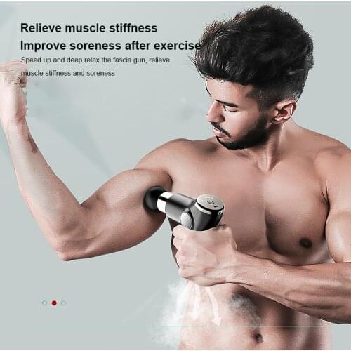 30/6 Speed Massage Gun Deep Tissue Percussion Pain Relief Body Neck Muscle Massag Exercising Relaxation Slim Shaping Fascia Gun
