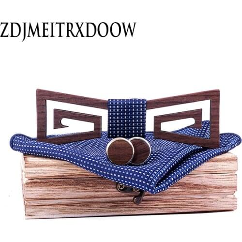 Fashion Wood decoration Bow Tie Men Accessories Bowtie Best Gifts For father wedding corbatas para hombre corbatas seda