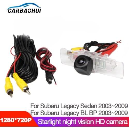 NEW ! Car Starlight Night Vision Rear View Reverse Backup Camera For Subaru Legacy BL BP Sedan 2003~2009 CCD ful HD Waterproof