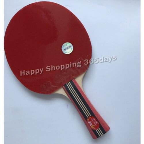 Original Finished rackets double fish 4 stars table tennis rackets attack racquet sports pimples in pure wood original packing