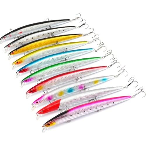18.5cm 24.5g Minnow lure fishing Laser Hard Artificial Bait 3D Eyes 11cm 13.1g Fishing Wobblers Crankbait Minnows Pesca