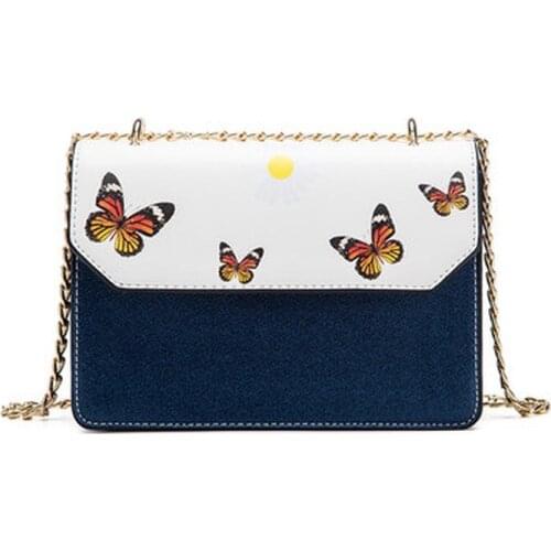 Luxury brand new designer inclined shoulder bag one shoulder chain mass fashion sense popular small bag ladys bag lady bag