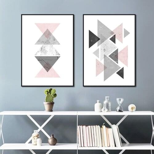 Modern Abstract Creative Paintings Minimalist Geometric Nordic Posters And Prints Wall Pictures For Living Room Modular Pictures
