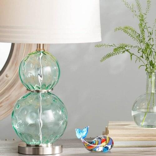 Glass Whale Figurine - Collectible Animal Art - Colored Hand Blown and Painted