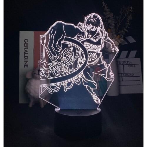 3d Led Lamp Anime Kurokos Basketball Kagami Taiga 3D Night Light for Bedroom Decor Nightlight Birthday Manga Gift Lamp
