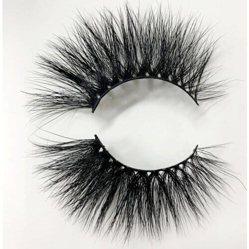 IN USA 500 Pair 25 mm Mink Eyelashes Fluffy Lashes Dramatic Messy Long False Eyelashes Makeup Wholesale 25mm 3d Mink Lashes