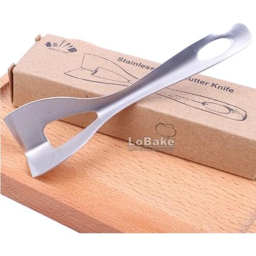 High quality 14cm stainless steel buttter knife chocolate slicer cheese food vegetable fruit kitchen knives tools home gadgets