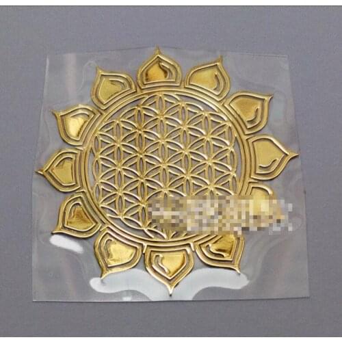 Lotus Energy Tower Paste Energy Pattern With use of epoxy Mold Making Mould Jewelry Tool stickers for DIY jewelry E65