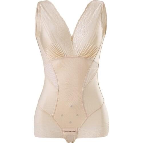 ZYSK Lady Slimming Burn Fat Briefs Shapewear Tummy Slim Bodysuit Full Body Shaper Slimming Underwear Vest Bodysuits Jumpsuit