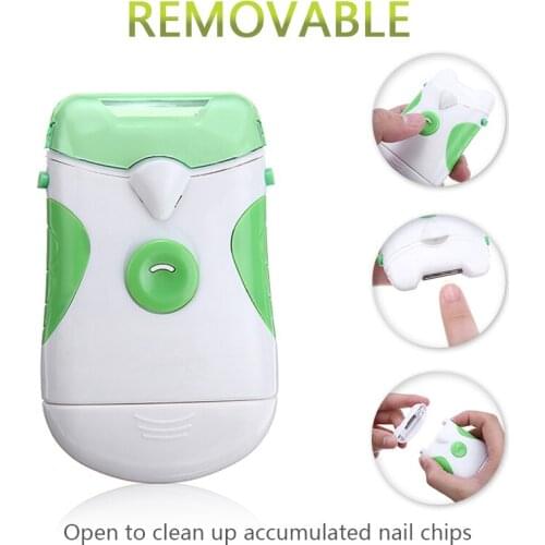 1pc High Quality Electric Baby Nail Trimmer Portable Duarble Manicure Pedicure Clippers Cutter For Kids