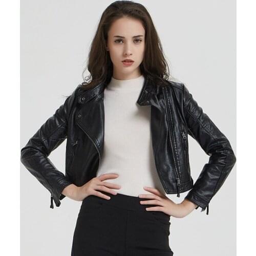 2020 LM781 leather jacket womens long leather jacket learher jacket leather clothes for women