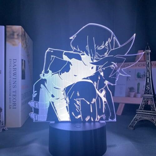 3d Lamp Anime Promare Galo Thymos Light for Kids Child Bedroom Decor Night Light Birthday Gift Manga Aina Ardebit Lamp Promare