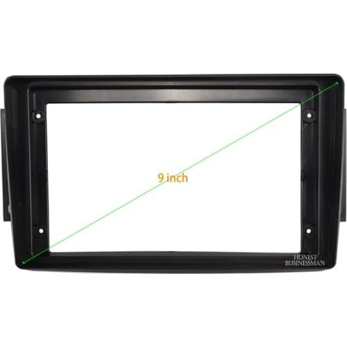9 INCH Car Audio Frame GPS Navigation Fascia Panel Car dvd Plastic Frame Fascia is suitable for 2012+ DFSK C37/ 2017+ EC36