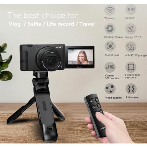Aodelan Wireless Remote TG-1 Grip Tripod for Sony a7C a7SIII A6600 RX100VII RX0II A9 A9II A6400; Replace GP-VPT2BT & RMT-P1BT