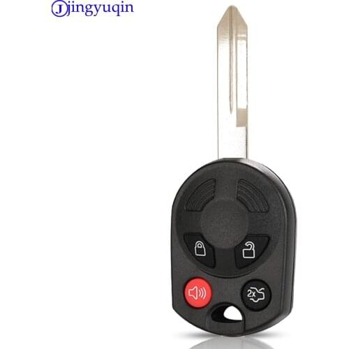 Jingyuqin 10ps 4B Remote Key Case Shell For Ford MercuryMariner Lilan Lincoln Navigator MKX MKZ Edge Fusion Mustang Taurus