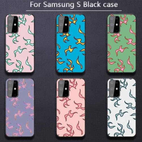 Flame pattern Phone Case for Samsung S20 plus Ultra S6 S7 edge S8 S9 plus S10-5G lite 2020 S10E