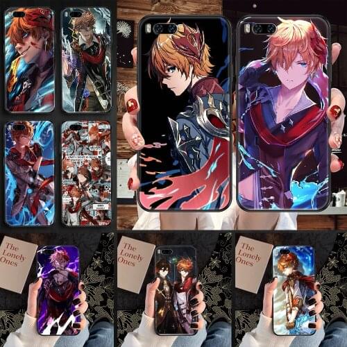 Childe Genshin Impact Phone case For Xiaomi Mi Max Note 3 A2 A3 8 9 9T 10 Lite Pro Ultra black fashion waterproof tpu funda
