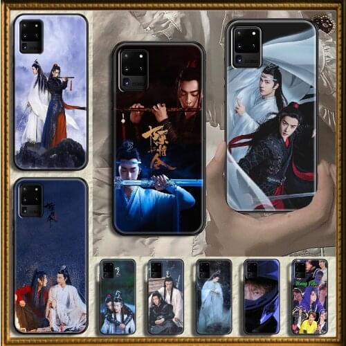 The Untamed YiBo Phone case For Samsung Galaxy Note 4 8 9 10 20 S8 S9 S10 S10E S20 Plus UITRA Ultra black pretty coque luxury