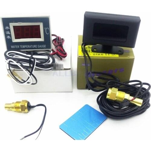 For SANY SY CATERPILLAR CAT ZX SK VOLVO Pass-through temperature sensor Electronic water temperature meter excavator accessories