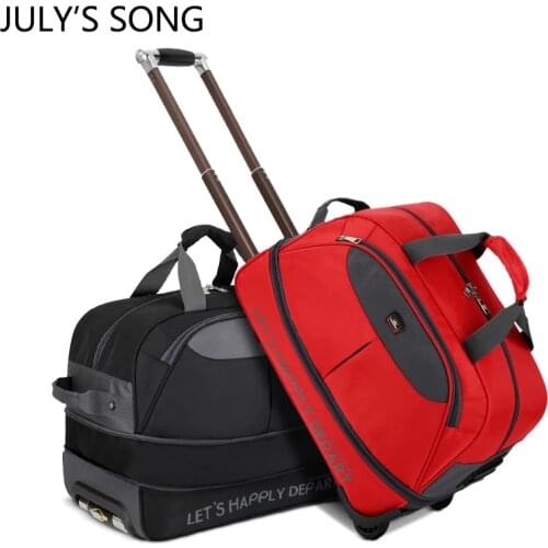 JULYs SONG 20inch Travel Trolley Bags Wheeled bag Women Luggage bag Rolling Suitcase Travel Rolling Bags On Wheels for Plane