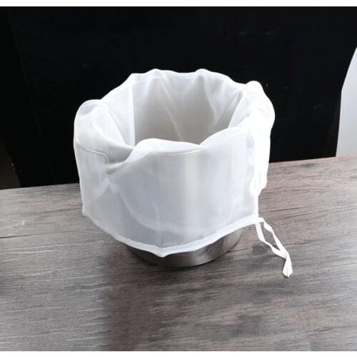 30x45cm Brewing Filter Bag Reusable Nylon Mesh Food Strainer Grain Brew Bag for Beer Wine Making Home Brewing Bucket Type Filter