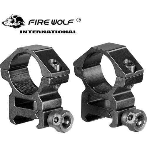 2pcs 25.4 mm 1" Middle Profile Scopes Rings Fit Weaver style Picatinny 20mm Dovetail Rail Mount For Rifle Scope