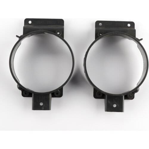 TAIHONGYU Pair Black Fog Light Lamp Bracket Cover Frame Fit For Ford Transit Mk7 2006 onwards