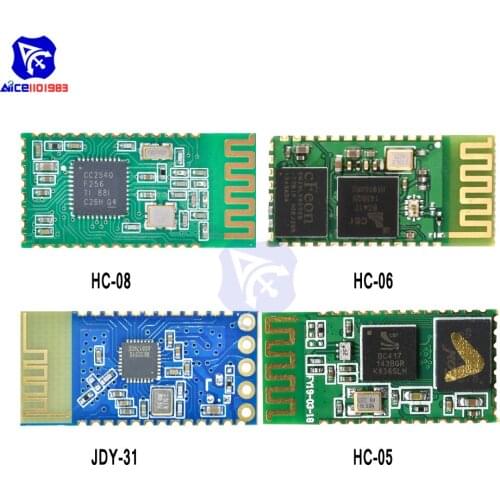 HC-05/HC-06/HC-08/JDY-31 CC2540 CC2541 Bluetooth V3.0/V4.0 Wireless RF Transceiver Module Serial RS232 TTL to UART for Arduino