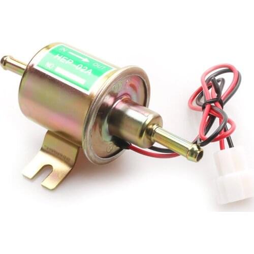 New 12V 24V Electric Fuel Pump Low Pressure Bolt Fixing Wire Diesel Petrol HEP-02A For Car Carburetor Motorcycle