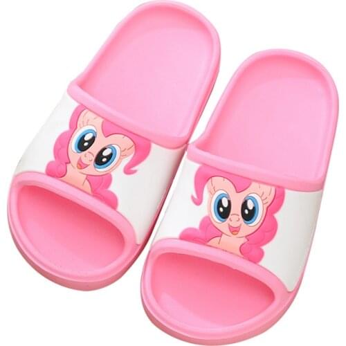 Rainbow Girls Slippers for Kids New Summer Boys Girl Beach Shoes Baby Toddler Soft Indoor Bathroom Slippers Flip Flops Light New