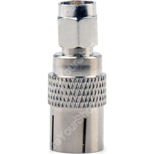 Areyourshop Sale 1Pc Adapter IEC PAL DVB-T TV Female Jack To SMA Plug Male Connector Straight F/M m