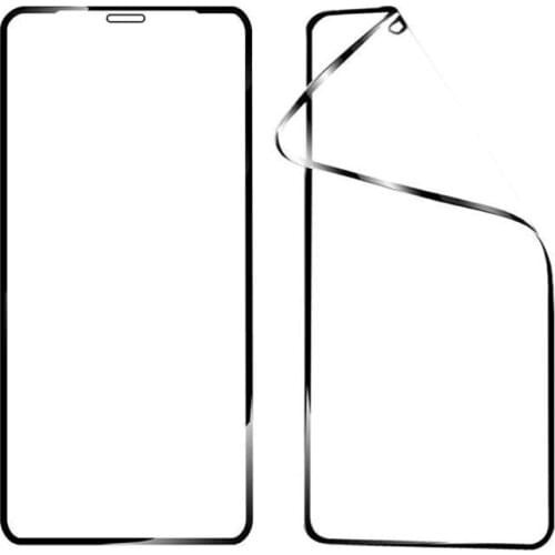 3 Pcs Screen Protector For iPhone 12 11 Pro Max and Soft Film For iPhone X XR XS Max 7 8 Plus, Not Tempered Glass