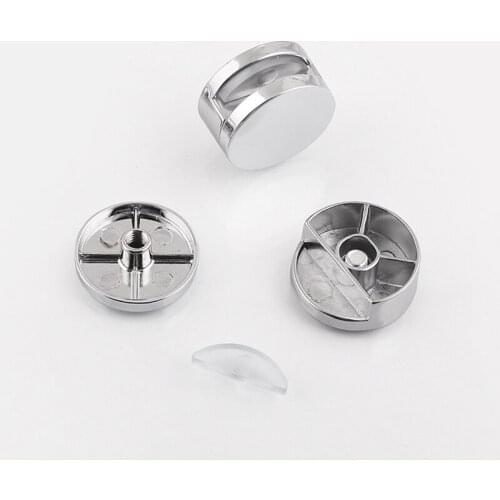 4Pcs Glass Clamp Bathroom Mirror Clips Zinc Alloy Glass Clip Shelf Support Brackets Holder C66